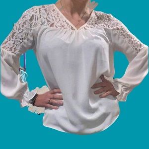 Express lacey blouse portofino